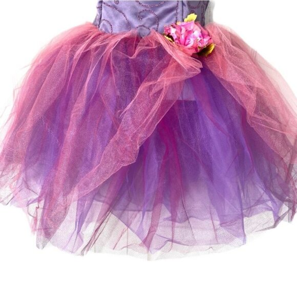 Floral dress tutu for dance or Halloween Child Large - Picture 3 of 8